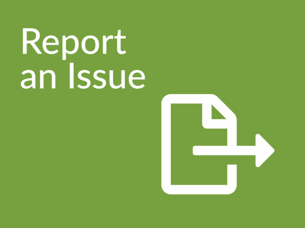 Why Report an Issue?